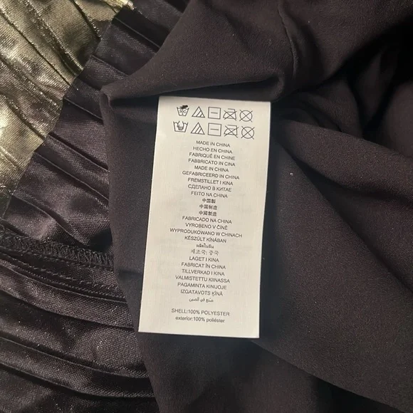 MICHAEL KORS Pleated Lamé Bustier Dress - Picture 7 of 7